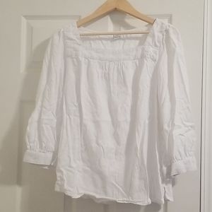 White summer shirt